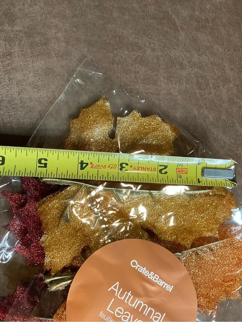Crate & Barrel Autumnal Leaves Set